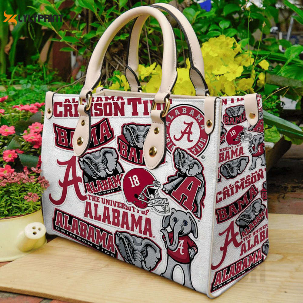 Alabama crimson tide 1 leather handbag gift for women 4621 Women Leather Hand Bag