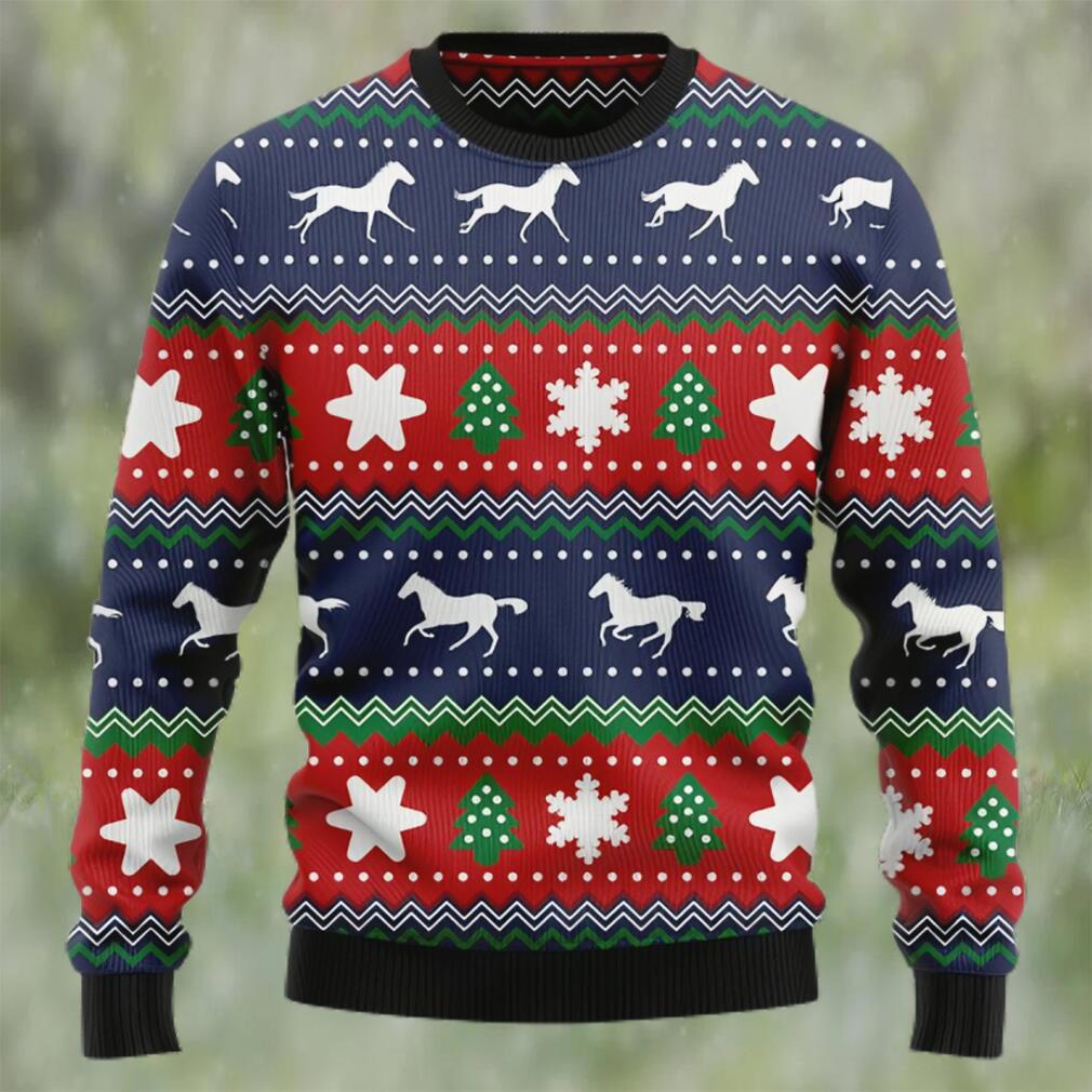 Amazing horses ugly christmas sweater Christmas Ugly Sweater