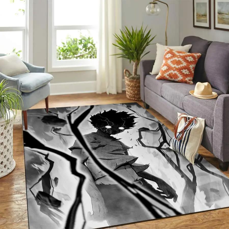 American anime style rwby area rug living room rug home decor movie home Rectangle Rug