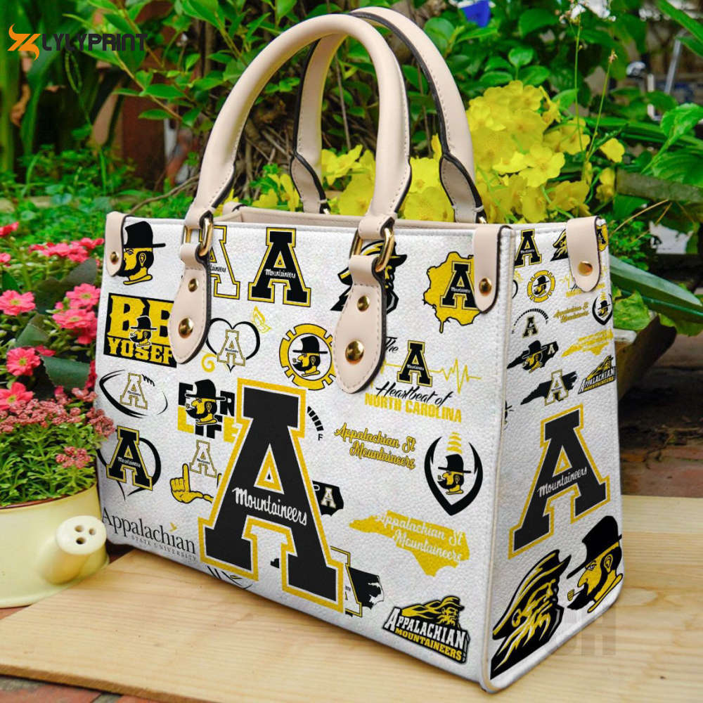 Appalachian state mountaineers 1 leather handbag 1 3335 Women Leather Hand Bag