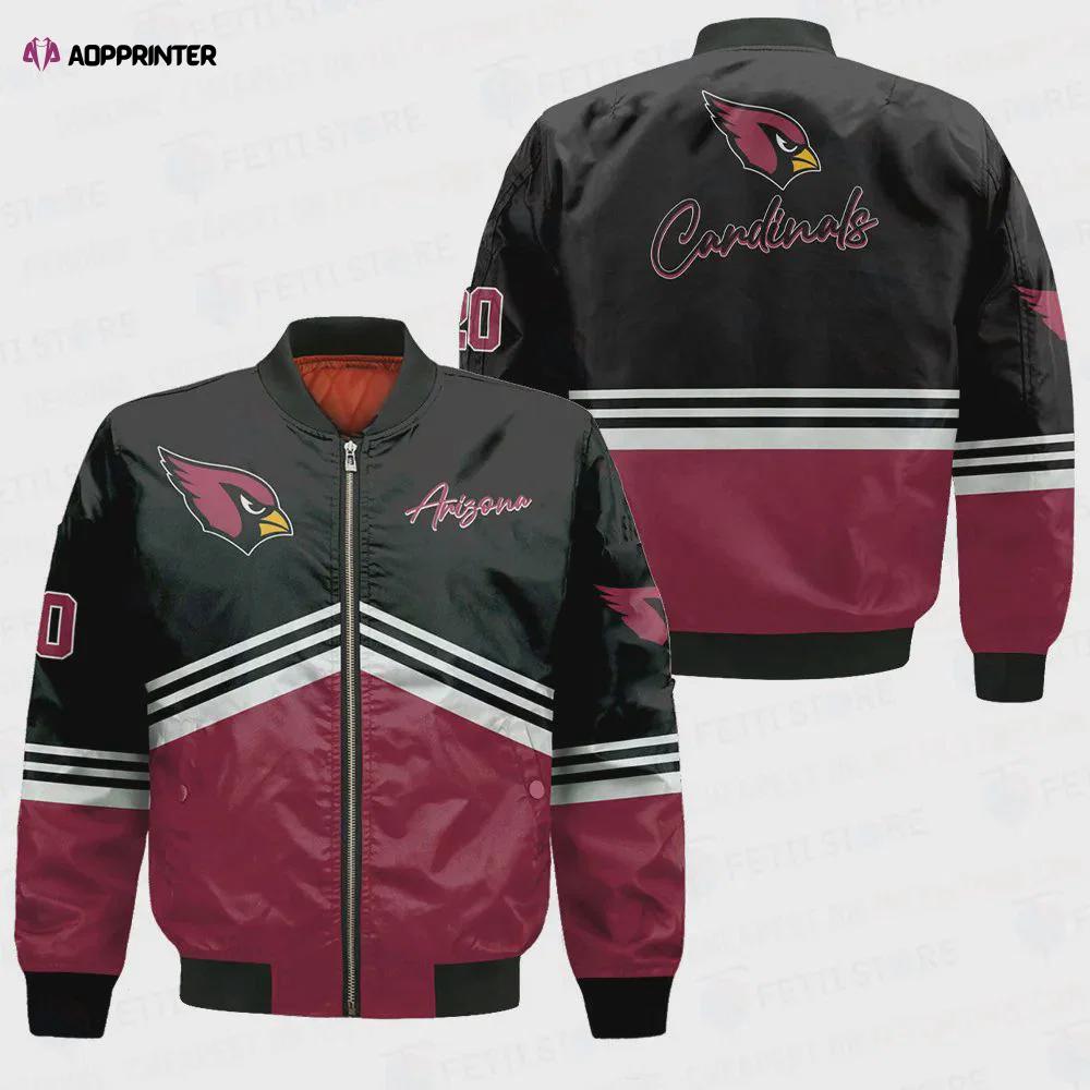 Arizona cardinals – national football league aop bomber jacket v4 Bomber Jacket