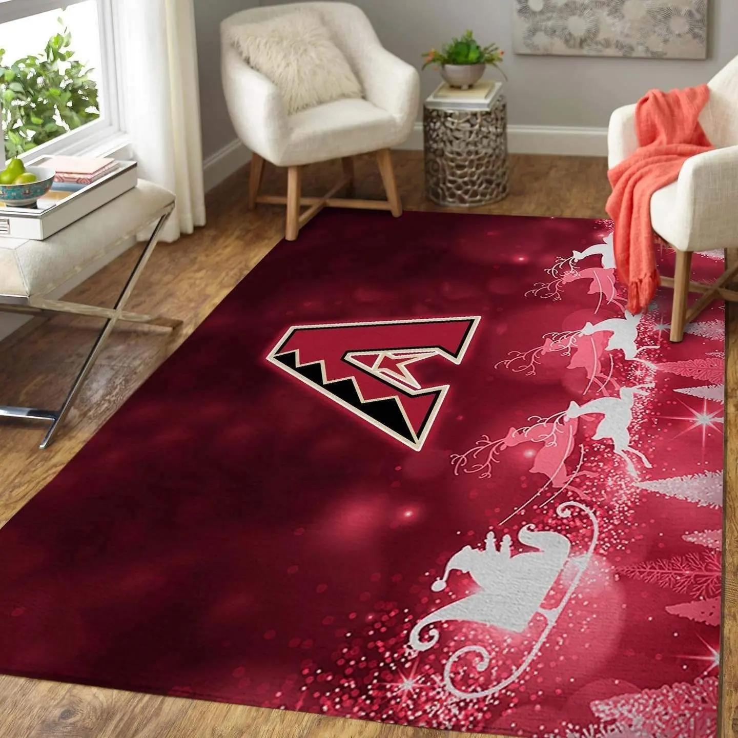 Arizona diamondbacks area rug mlb team logo carpet living room rugs v6694 Rectangle Rug