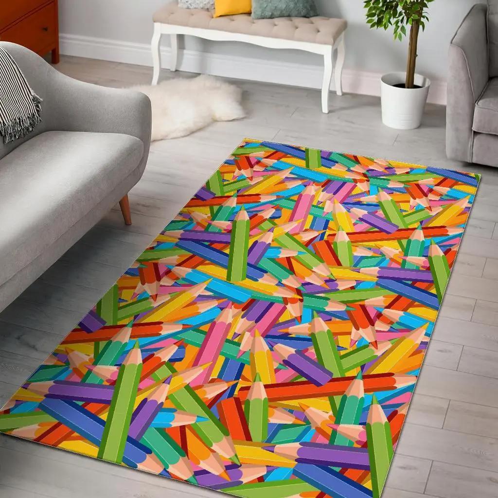 Astronaut space pattern print area rug living room rug home decor Rectangle Rug