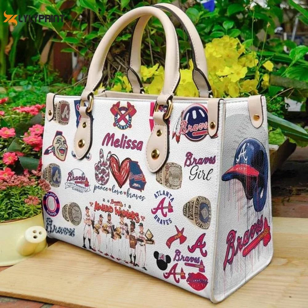 Atlanta braves  leather bag for women gift 1966 Women Leather Hand Bag