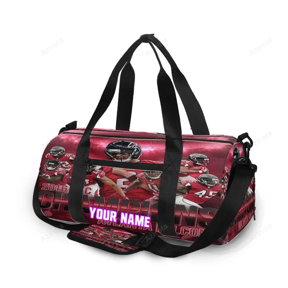 Atlanta falcons champions 2016 personalized name travel bag gym bag 151 Travel Bag
