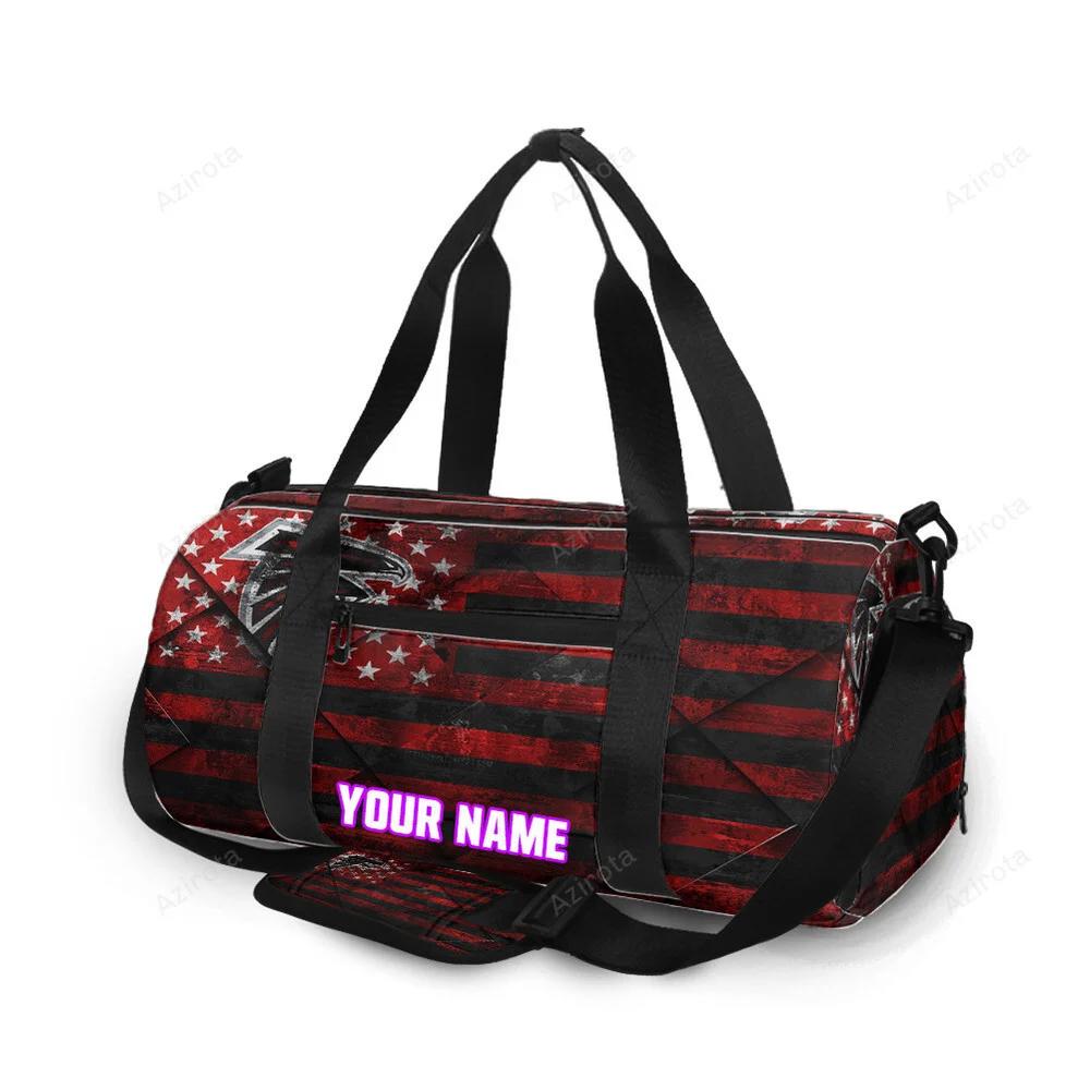 Atlanta falcons flag2 personalized name travel bag gym bag 988 Travel Bag