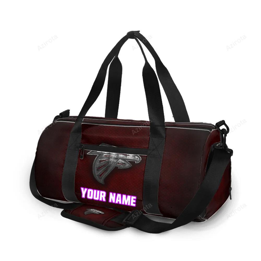 Atlanta falcons metal3 personalized name travel bag gym bag 652 Travel Bag