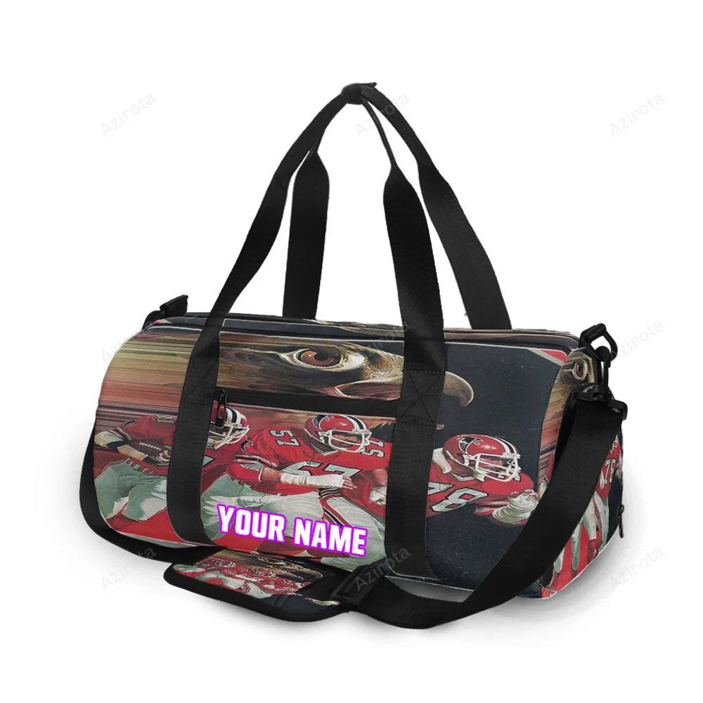 Atlanta falcons team7 personalized name travel bag gym bag 1157 Travel Bag