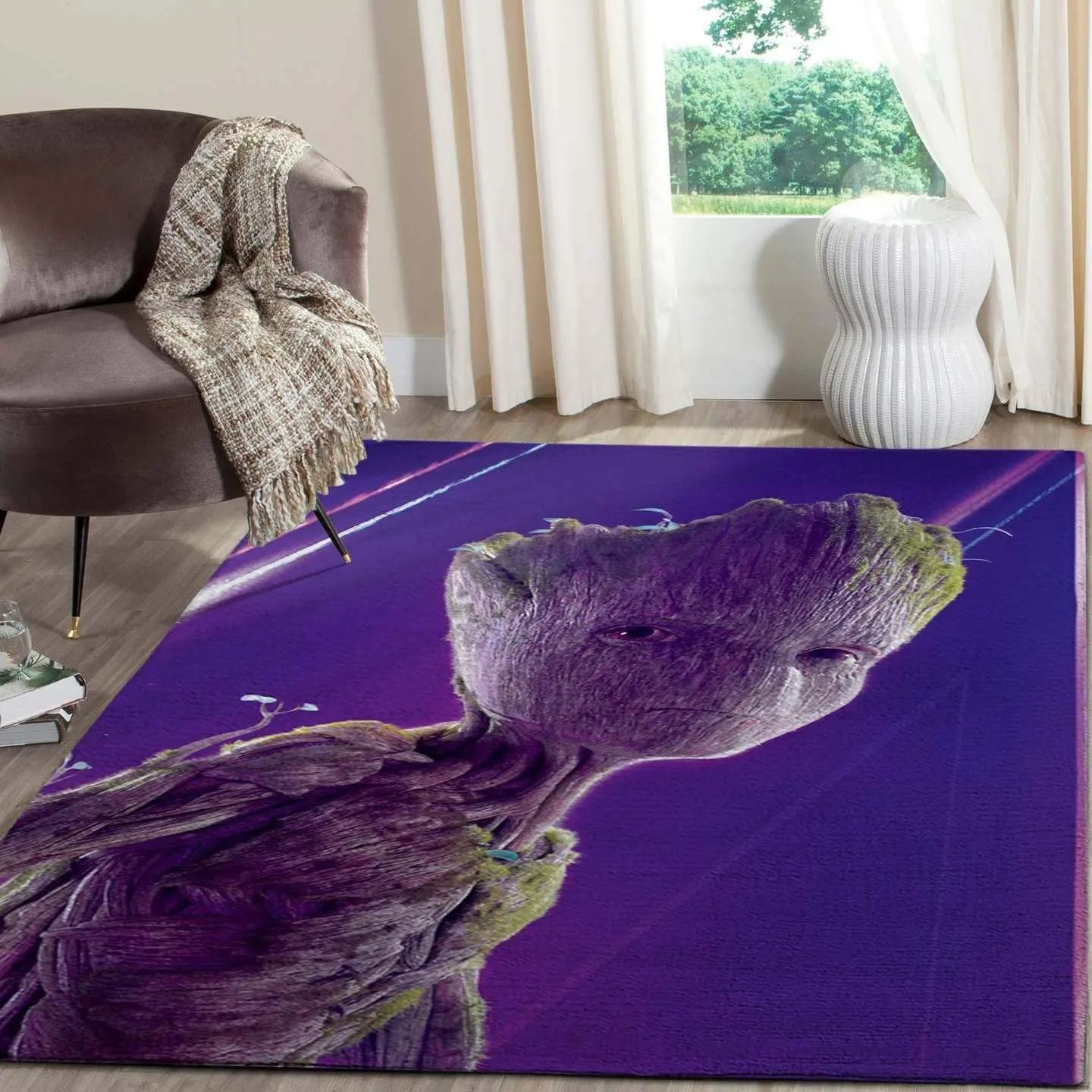 Baby groot area rugs living room carpet christmas gift rug regtangle carpet floor decor home decor v11202 Rectangle Rug