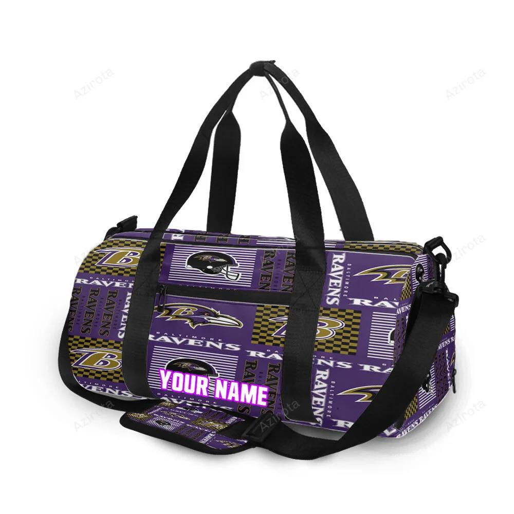 Baltimore ravens logo15 personalized name travel bag gym bag 1689 Travel Bag