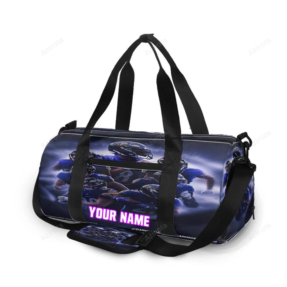 Baltimore ravens team13 personalized name travel bag gym bag 2071 Travel Bag