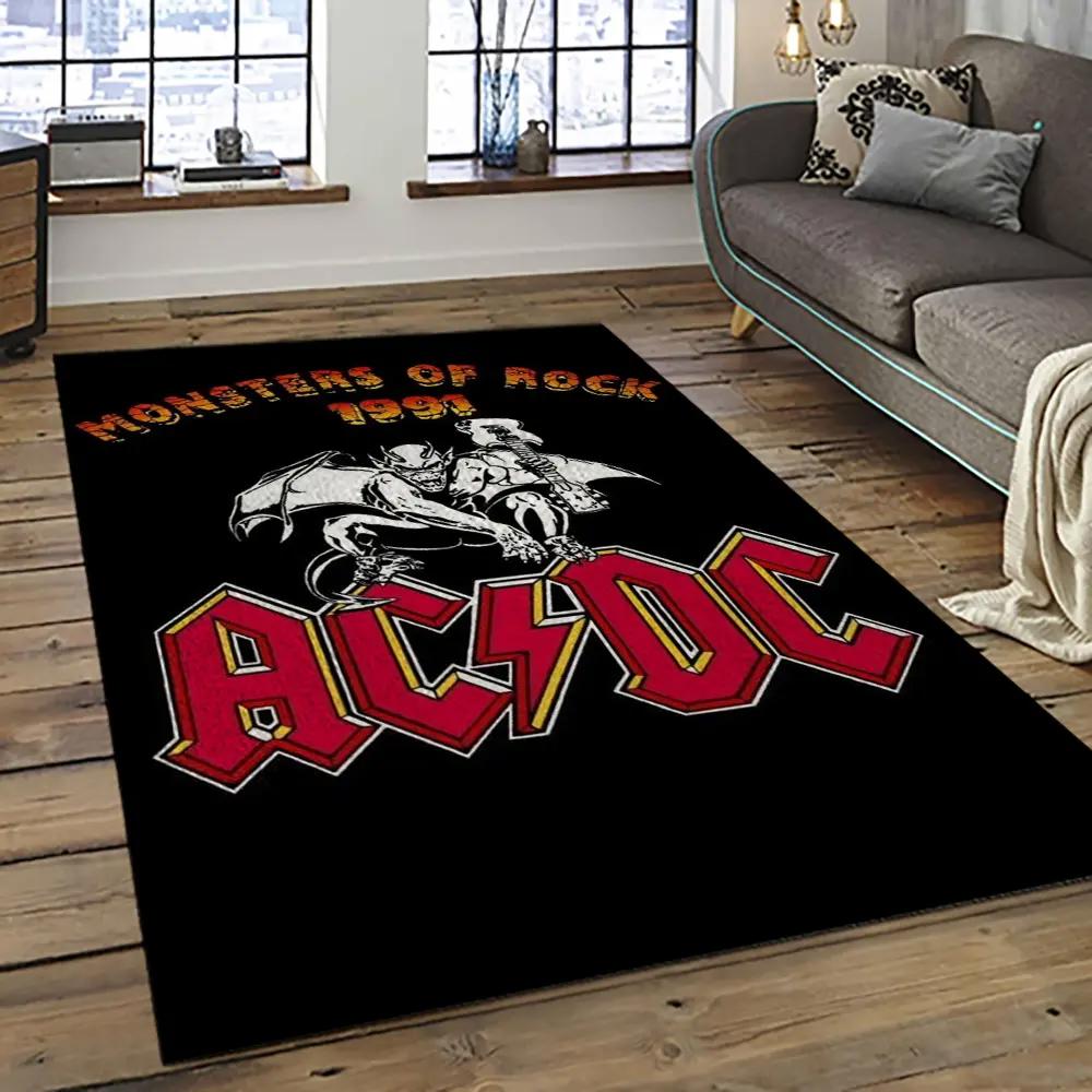 Band ac/dc music carpet rectangle area rug for living room bedroom decor acdc61 Rectangle Rug