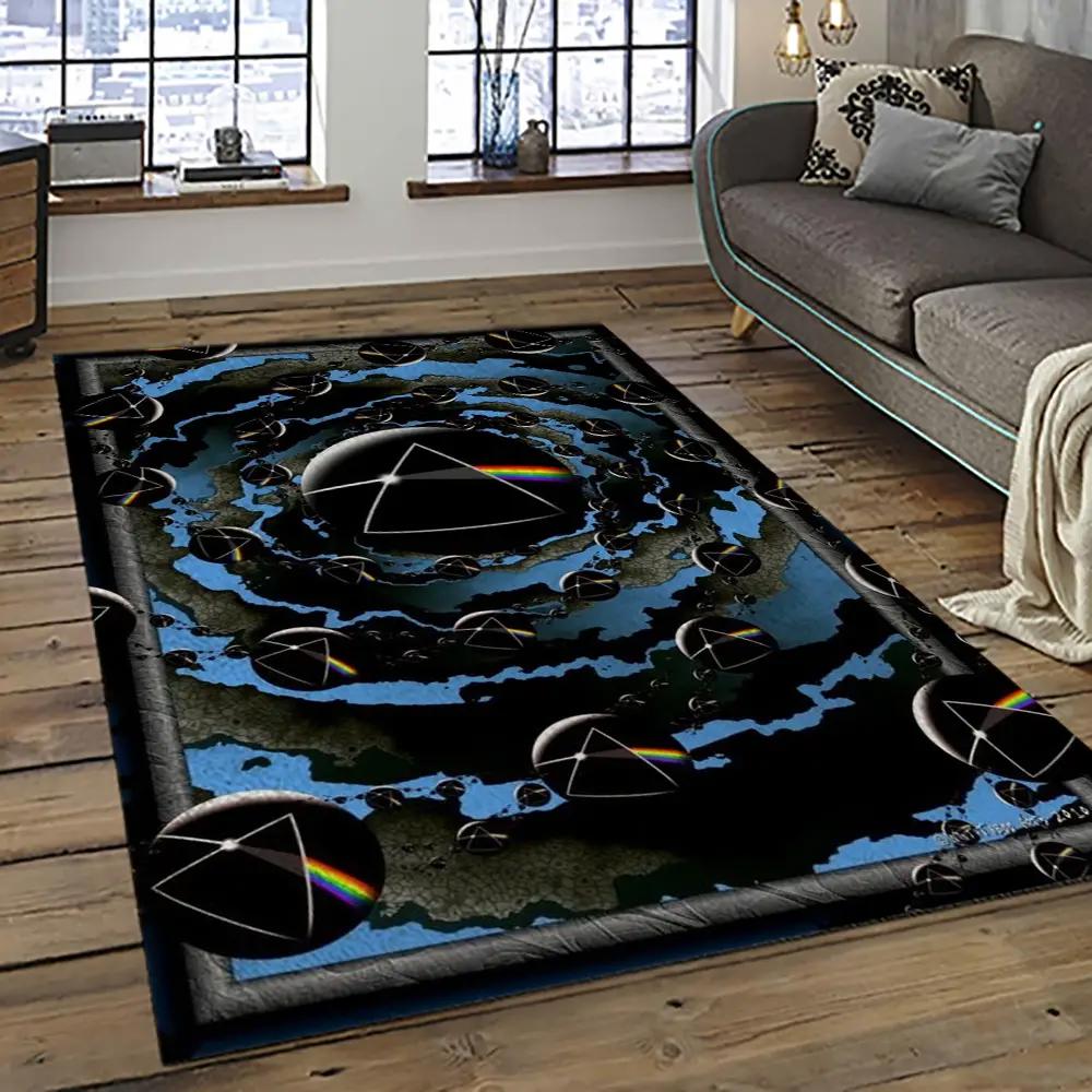 Band pink floyd music carpet rectangle area rug for living room bedroom decor pfo42 Rectangle Rug
