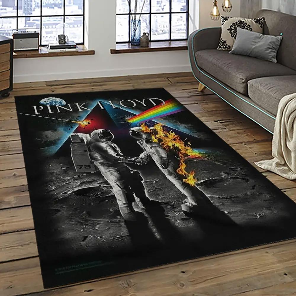 Band pink floyd music carpet rectangle area rug for living room bedroom decor pfo54 Rectangle Rug