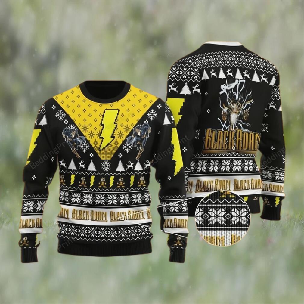 Black adam ugly christmas sweater Christmas Ugly Sweater