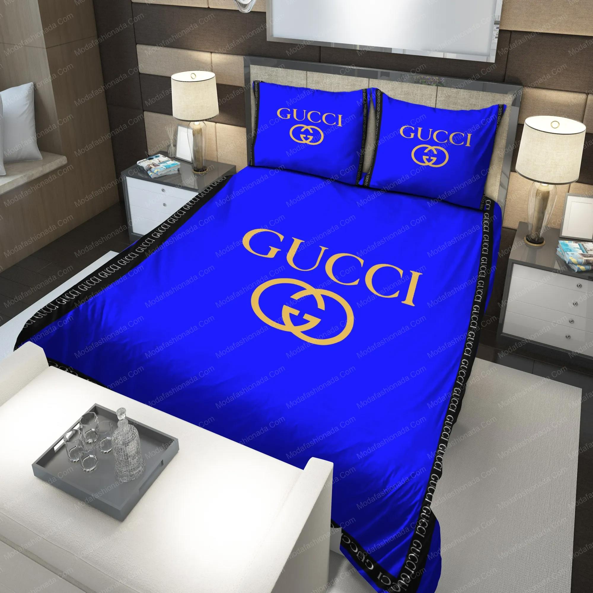 Blue gucci bedding sets Bedding Sets