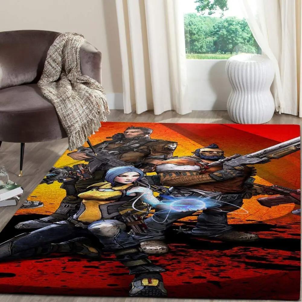 Borderlands gaming area rugs living room carpet fn140122 rug regtangle carpet floor decor home decor Rectangle Rug