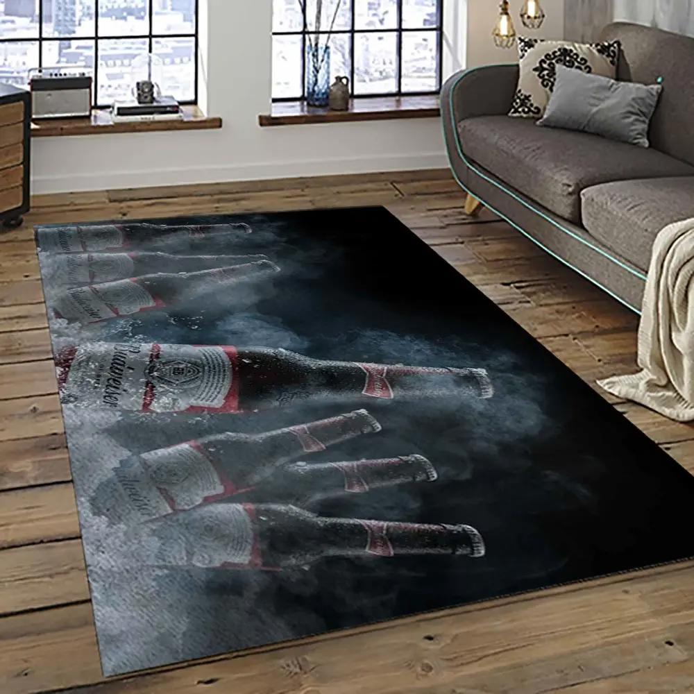 Budweiser american style beer retangle carpet area rug home decor gift best present for friends bw22 Rectangle Rug