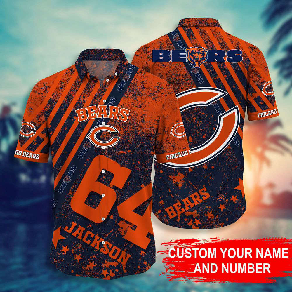 Chicago bears nfl-personalized hawaii shirt style hot trending Hawaii Shirt