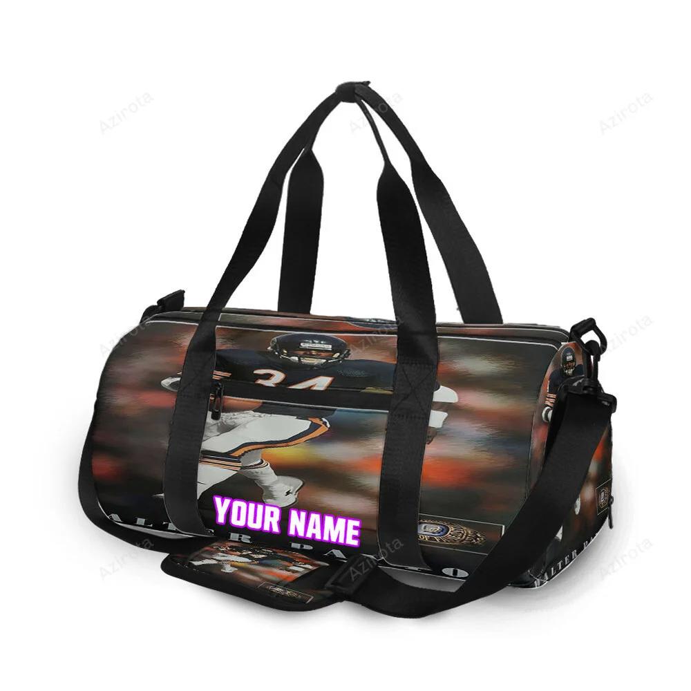 Chicago bears walter payton1 personalized name travel bag gym bag 1949 Travel Bag