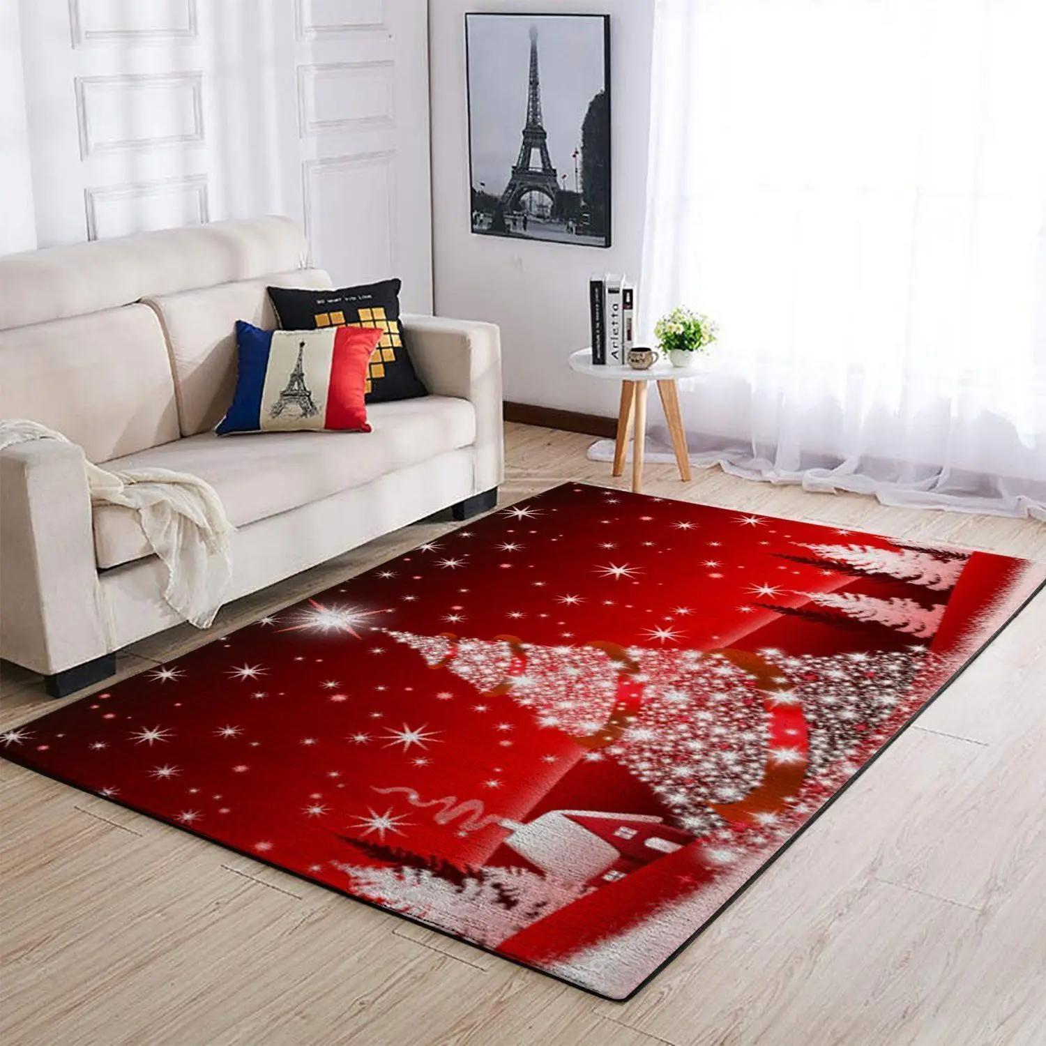 Christmas tree area rug 1910034 ofd area rug living room carpet rug regtangle carpet floor decor home decor Rectangle Rug