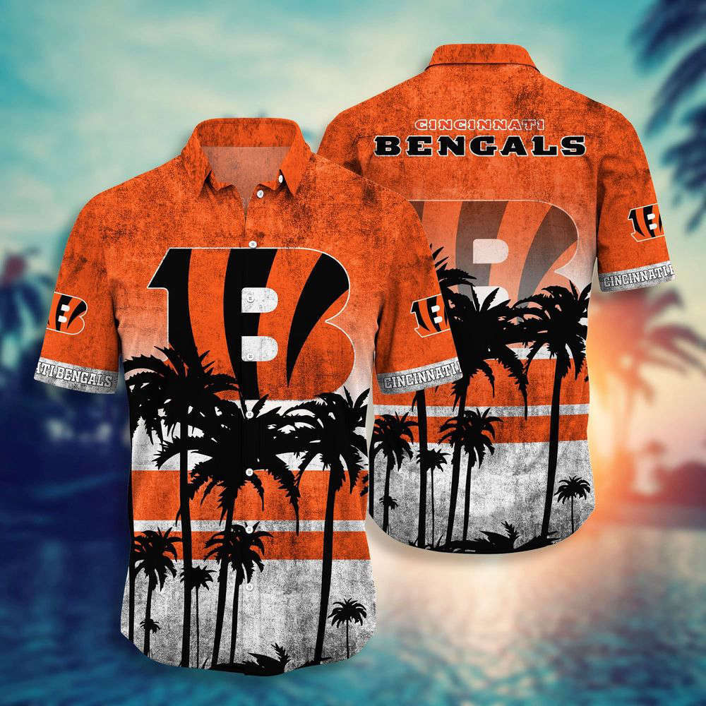 Cincinnati bengals nfl-hawaii shirt short style hot trending summer  for men and women Hawaii Shirt