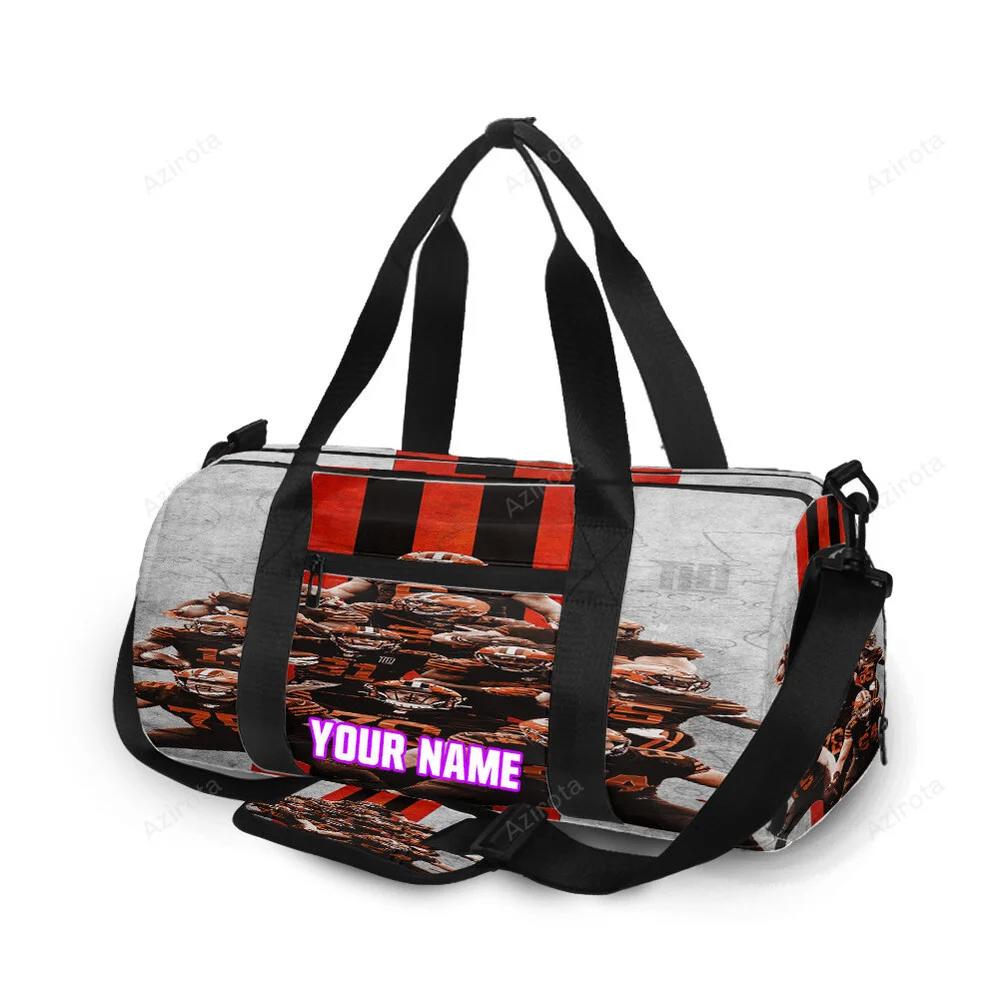Cleveland browns players personalized name travel bag gym bag 797 Travel Bag