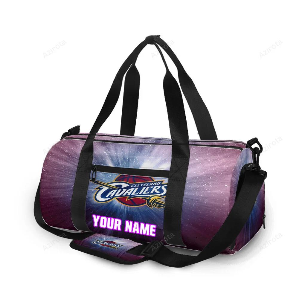 Cleveland cavaliers logo7 personalized name travel bag gym bag 394 Travel Bag
