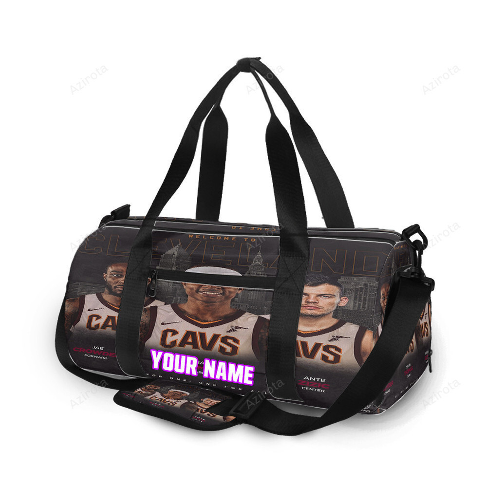 Cleveland cavaliers team6 personalized name travel bag gym bag 1624 Travel Bag