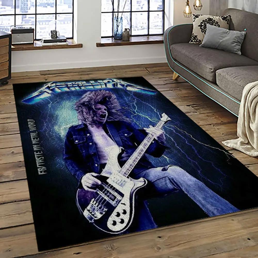 Cliff burton rapper hiphop music retangle carpet area rug home decor best gift for fan and friends cb14 Rectangle Rug