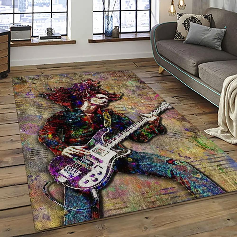 Cliff burton rapper hiphop music retangle carpet area rug home decor best gift for fan and friends cb19 Rectangle Rug