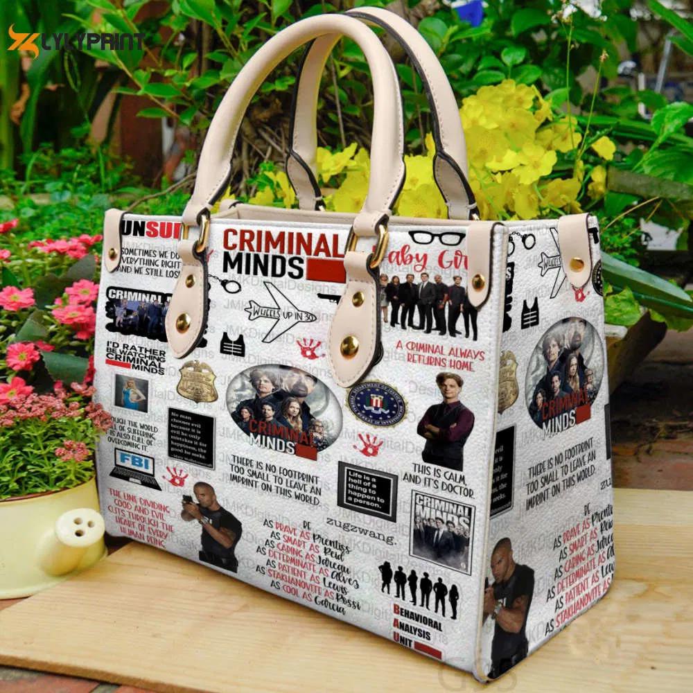 Criminal minds lover hand leather bag for women gift 1043 Women Leather Hand Bag