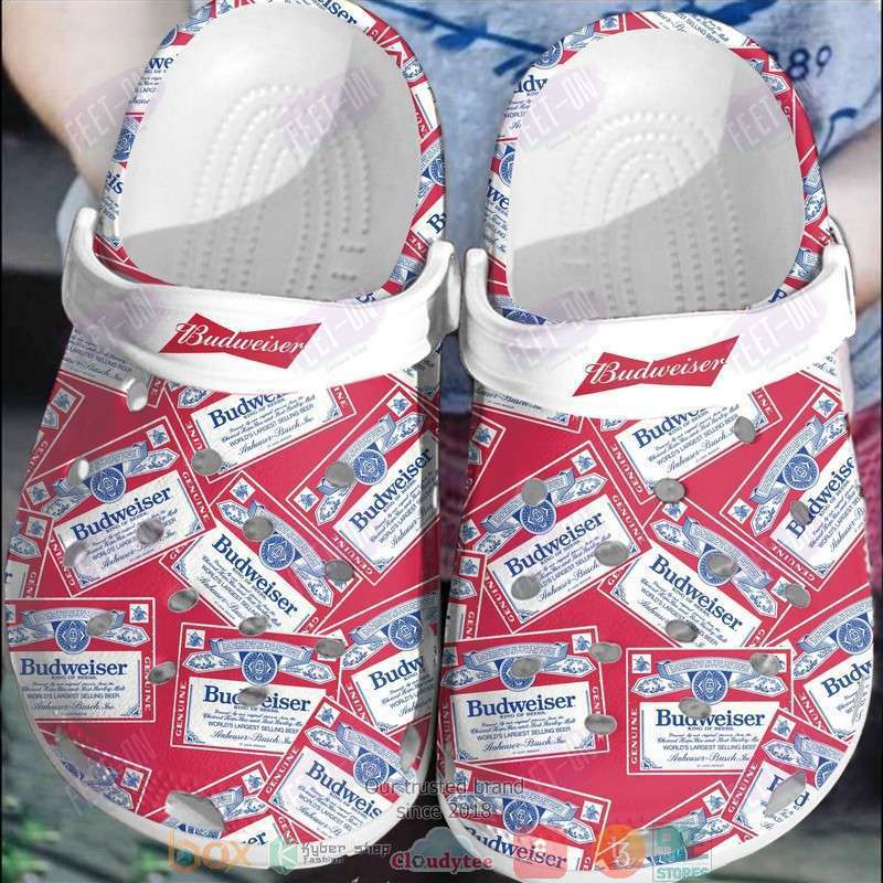 Crocs outfit - budweiser red logo crocs crocband clogs shoes - 326 Crocs Outfit