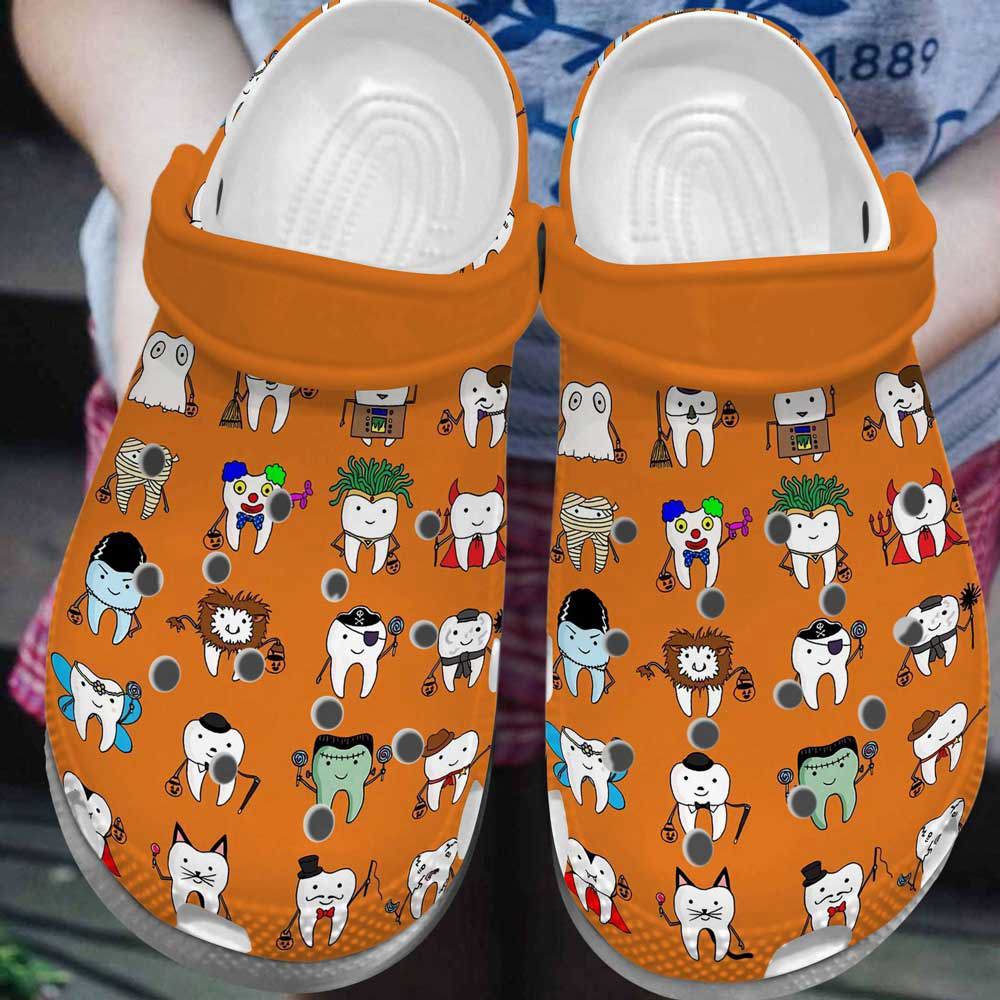 Crocs outfit - dentist teeths halloween cosplay crocs clogs crocband shoes - 587 Crocs Outfit