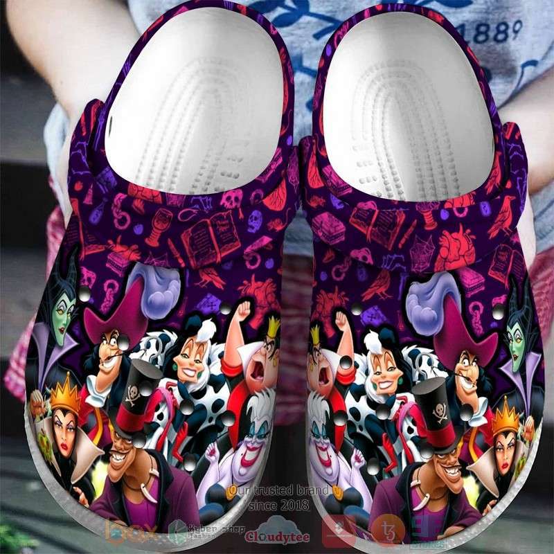 Crocs outfit - disney villains halloween purple crocs clogs crocband shoes - 625 Crocs Outfit
