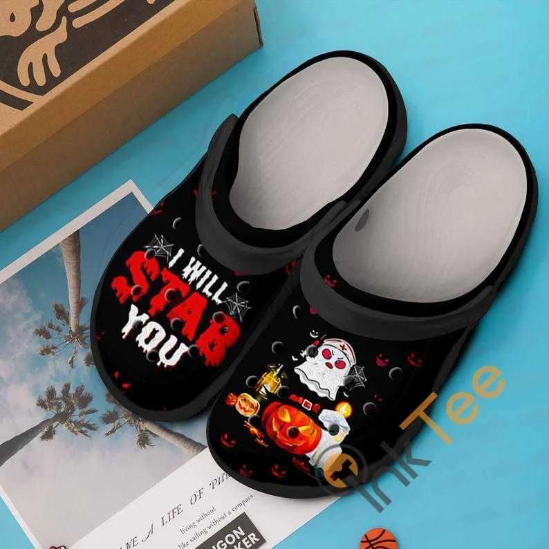 Crocs outfit - ghost nurse i will stab you halloween crocs crocband clogs shoes - 762 Crocs Outfit