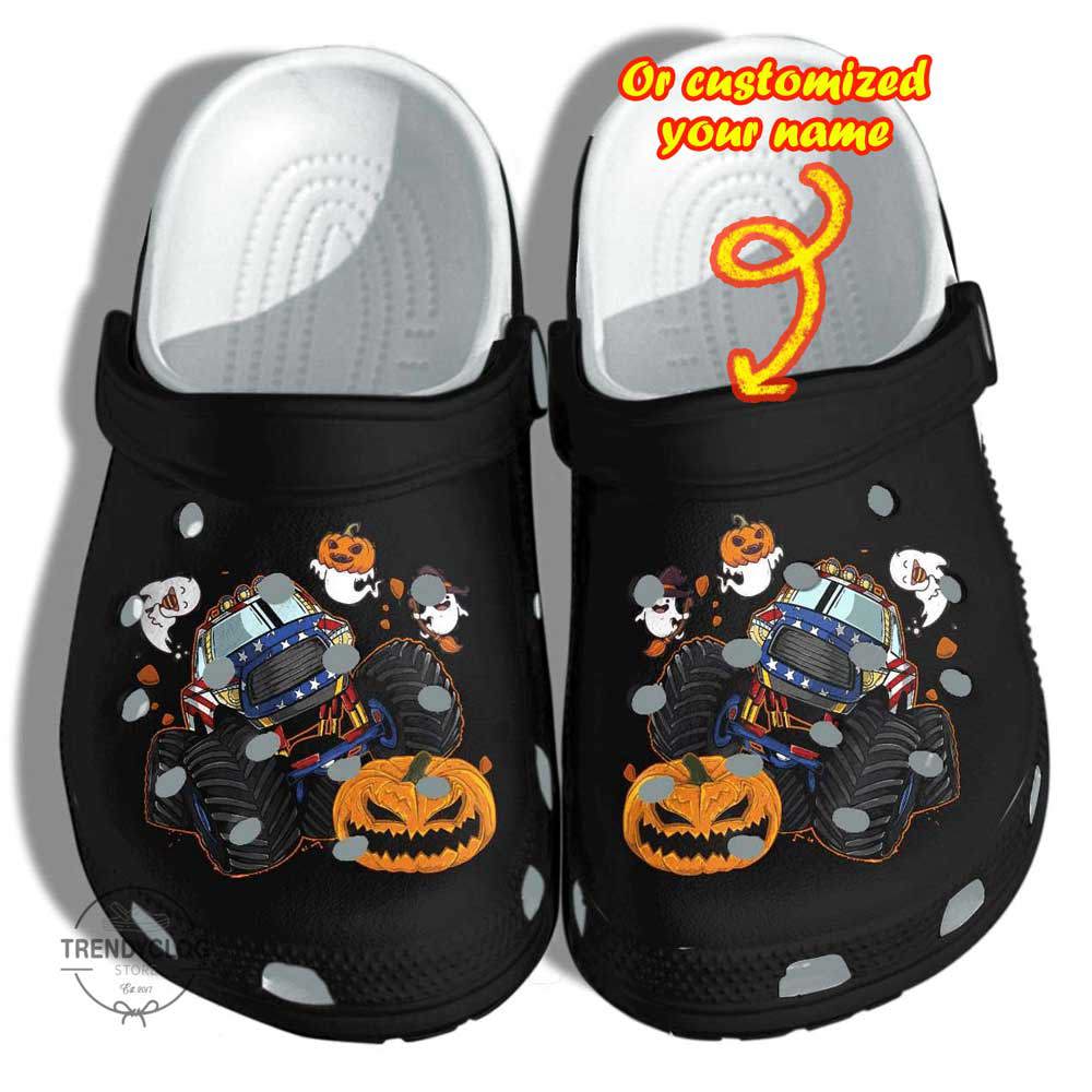 Crocs outfit - halloween crocs personalized pumpkin monsters truck clogs crocband shoes - 990 Crocs Outfit