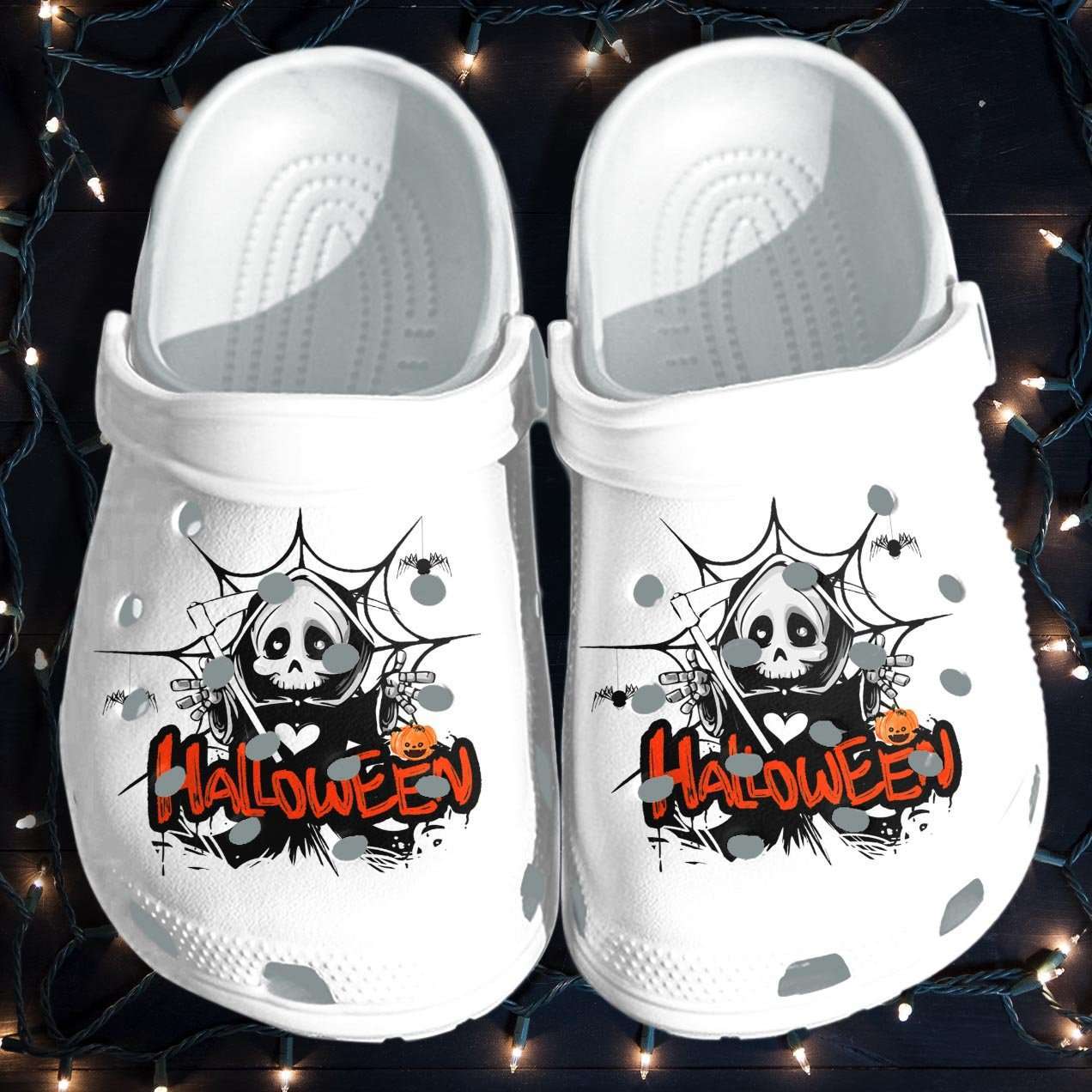 Crocs outfit - halloween ghost web crocs crocband clogs - 1031 Crocs Outfit