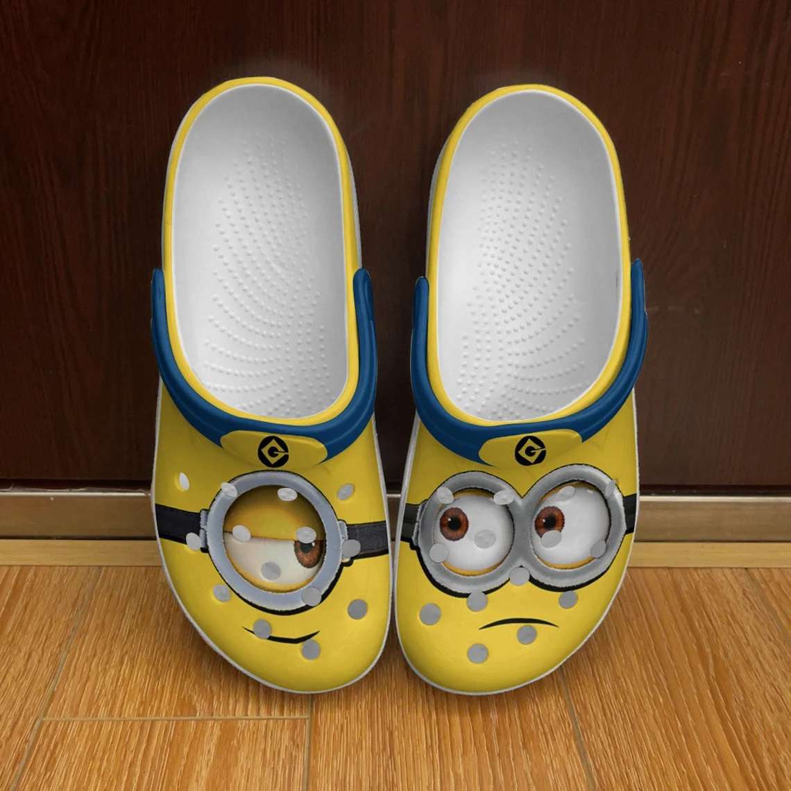 Crocs outfit - minions full print logo yellow blue disney graphic cartoon unisex crocs clogs crocband shoes - 1469 Crocs Outfit