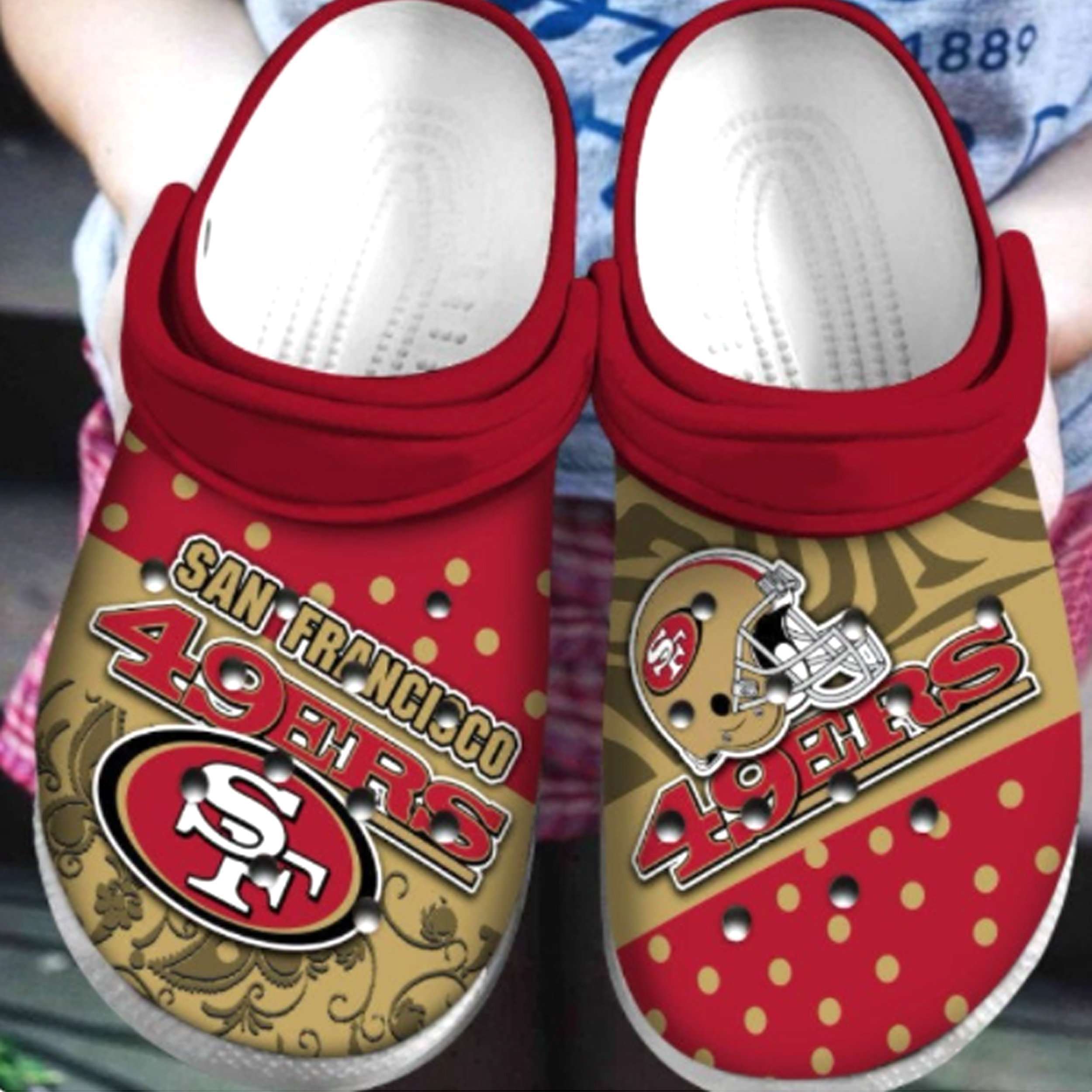 Crocs outfit - san francisco 49ers crocs crocband clogs - 1988 Crocs Outfit