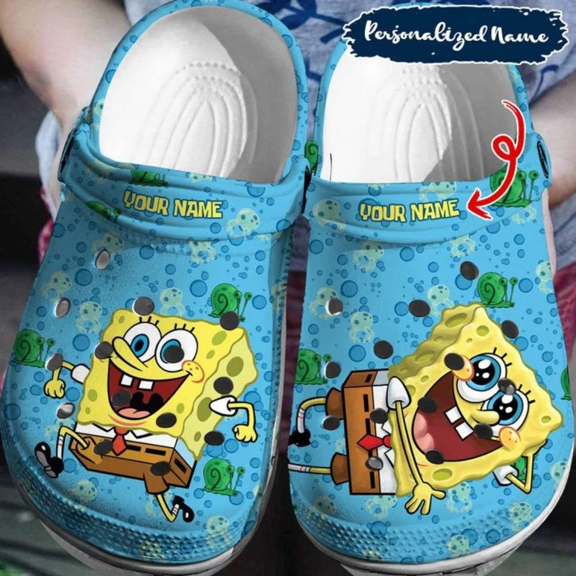 Crocs outfit - spongebob squarepants custom name crocs clogs crocband shoes - 2056 Crocs Outfit