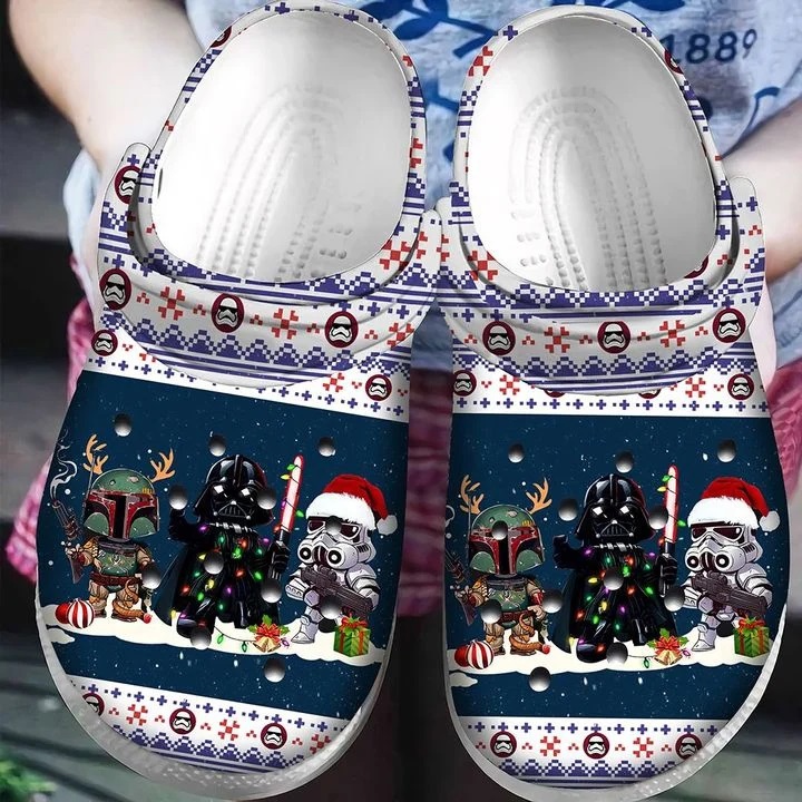 Crocs outfit - sw movie characters ugly pattern christmas crocs crocband clog shoes for men women - 2142 Crocs Outfit