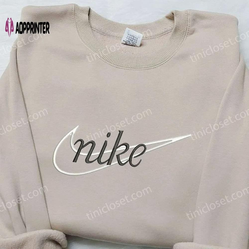 Custom nike embroidered hoodie & shirt: best birthday gift ideas Embroidered Shirt