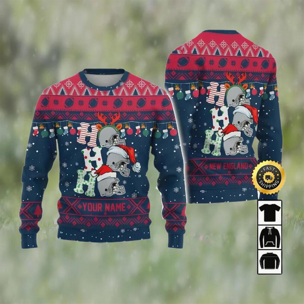 Customized new england ugly christmas sweater, faux wool sweater, national football league, gifts for fans football nfl, football 3d ugly sweater, merry xmas ? prinvity Christmas Ugly Sweater