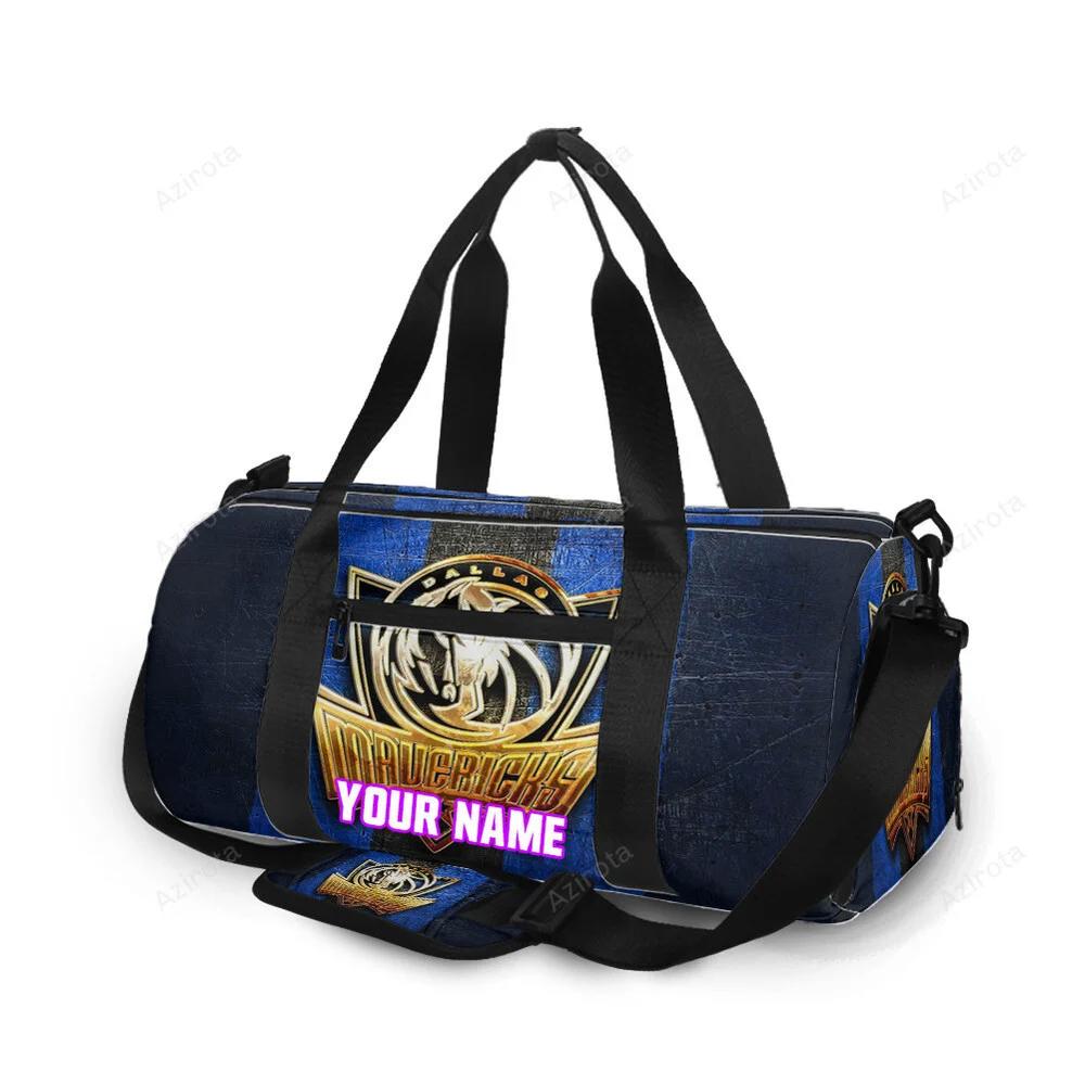 Dallas mavericks logo art 26 personalized name travel bag gym bag 36 Travel Bag