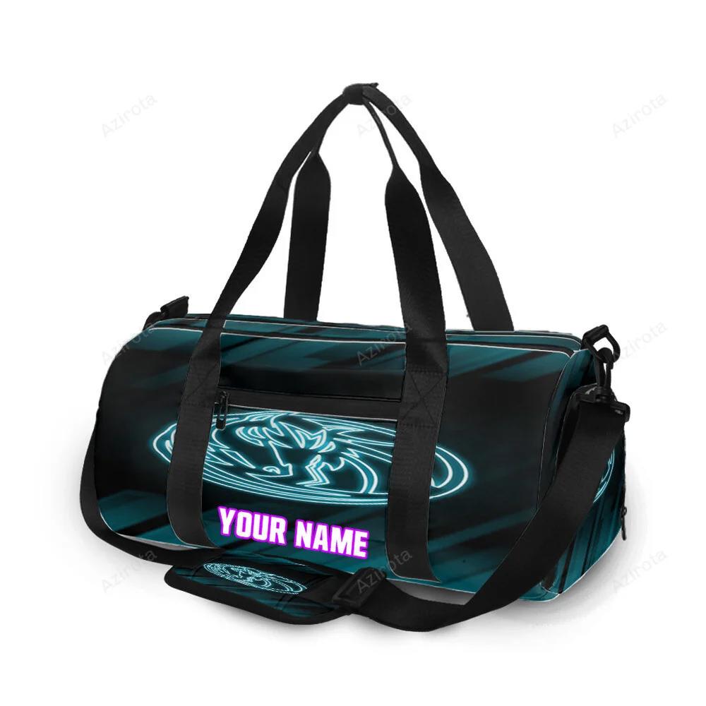 Dallas mavericks logo art 30 personalized name travel bag gym bag 1435 Travel Bag
