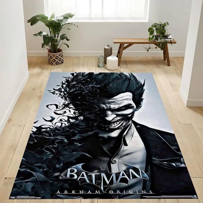 Dc comics video game arkham origins portrait area rug living room and bed room rug rug regtangle carpet floor decor home decor Rectangle Rug