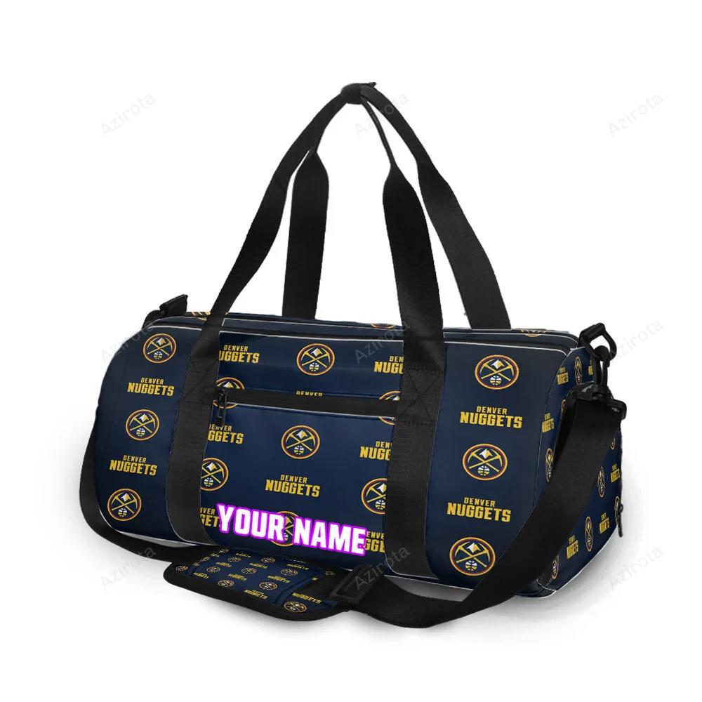 Denver nuggets4 personalized name travel bag gym bag 167 Travel Bag