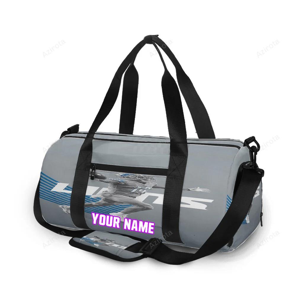 Detroit lions player 14 personalized name travel bag gym bag 870 Travel Bag