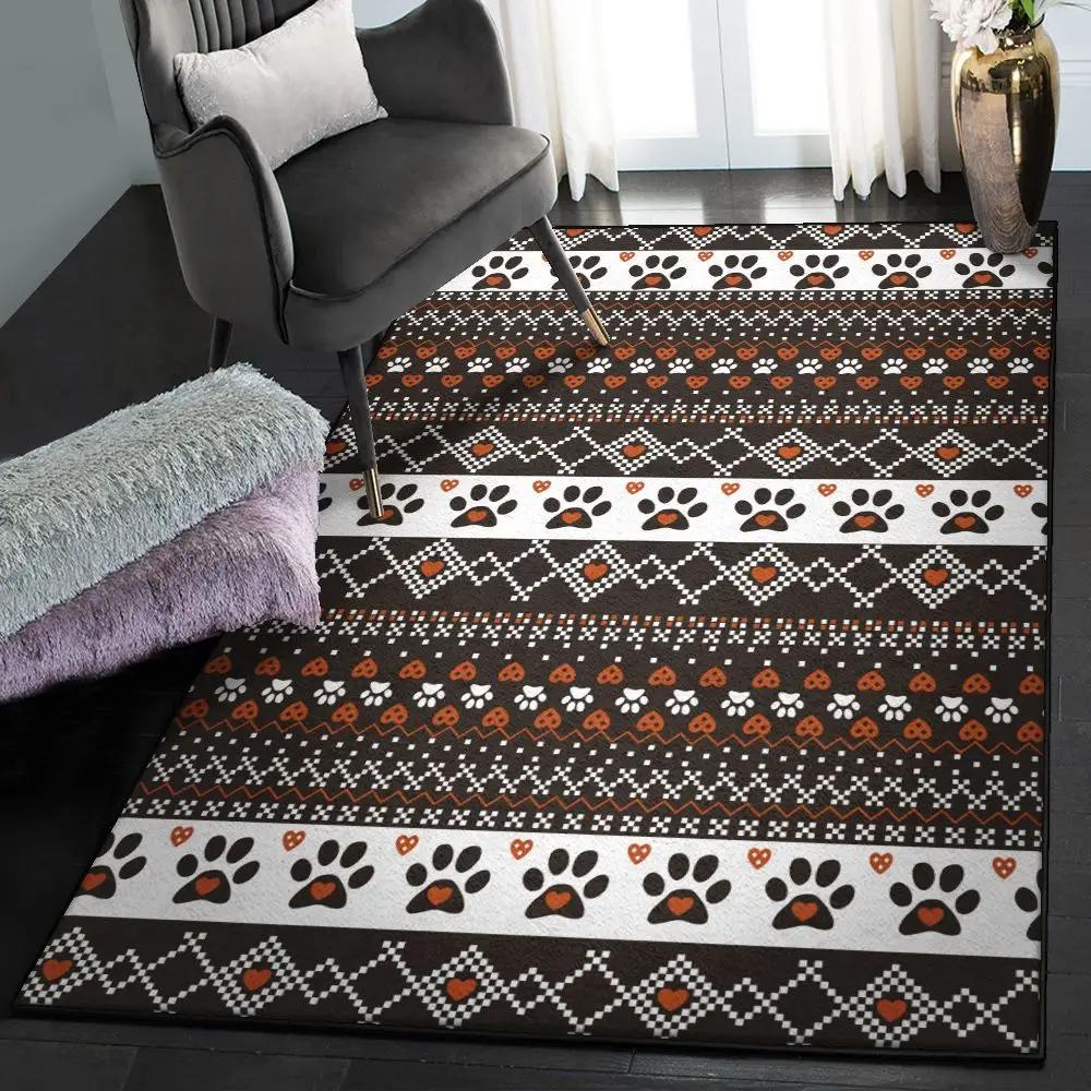 Dog bedroom rugs, merry paws dog gs cl rug Rectangle Rug